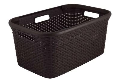 Curver Koš na prádlo Style 45L tmavě hnědý