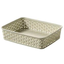 Curver Košík RATTAN 26x20x6cm "Y" STYLE, PH KRÉM Curver Košík RATTAN 26x20x6cm "Y" STYLE, PH KRÉM