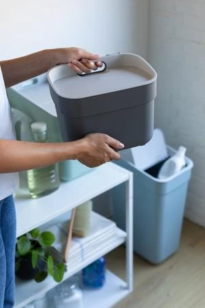 Curver Odpadkový kôš Ready To Collect 30 l svetlo sivý