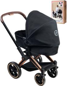 CYBEX Kočík Black čierny skladací 3v1 pre bábiku bábätko