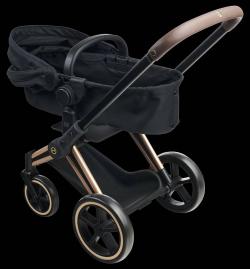 CYBEX Kočík Black čierny skladací 3v1 pre bábiku bábätko