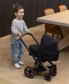 CYBEX Kočík Black čierny skladací 3v1 pre bábiku bábätko