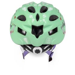 Cyklistická helma In-mold Seven Frozen - Ledové království zelená