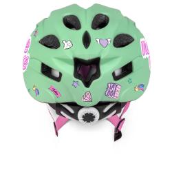 Cyklistická helma In-mold Seven Minnie zelená