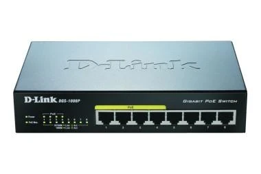 D-Link DGS-1008P/E 8-port 10/100/1000 Desktop Switch w/ 4 PoE Ports D-Link DGS-1008P/E 8-port 10/100/1000 Desktop Switch w/ 4 PoE Ports