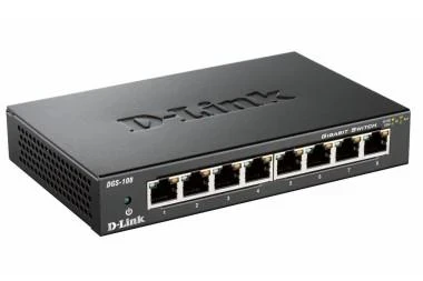 D-Link DGS-108/E 8-port 10/100/1000 Gigabit Metal Housing Desktop Switch D-Link DGS-108/E 8-port 10/100/1000 Gigabit Metal Housing Desktop Switch
