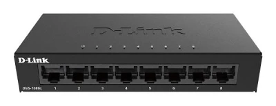 D-Link DGS-108GL/E "8-Port Gigabit Ethernet Metal Housing Unmanaged Light Switch without IGMP- 8-Port 10/100/1000 Mbps D-Link DGS-108GL/E "8-Port Gigabit Ethernet Metal Housing Unmanaged Light Switch without IGMP- 8-Port 10/100/1000 Mbps