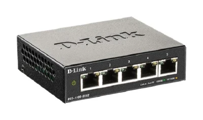 D-Link DGS-1100-05V2/E 5-Port Gigabit Smart Managed Switch- 5-Port 100BaseTX Auto-Negotiating 10/100/1000Mbps Switch D-Link DGS-1100-05V2/E 5-Port Gigabit Smart Managed Switch- 5-Port 100BaseTX Auto-Negotiating 10/100/1000Mbps Switch