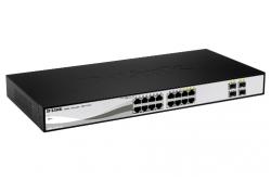D-Link DGS-1210-16 Smart switch, 16x GbE, 4x RJ45/SFP, fanless D-Link DGS-1210-16 Smart switch, 16x GbE, 4x RJ45/SFP, fanless