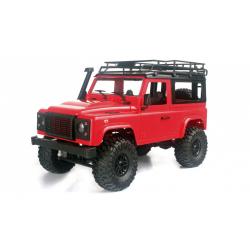 D90 Rock Crawler Defender 1:12, 4WD, 2,4 GHz, LED, 100% RTR, červená