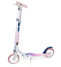 Raven Anabel 200mm navy/pink dětská koloběžka s ruční brzdou