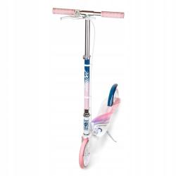 Raven Anabel 200mm navy/pink dětská koloběžka s ruční brzdou