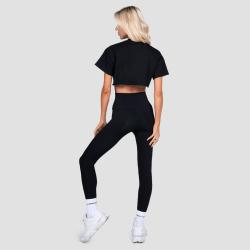 GymBeam Dámské cropped tričko Thrive Black