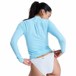 Roxy BLUE TURQUOISE dlouhý rukáv - dámské lycrové triko