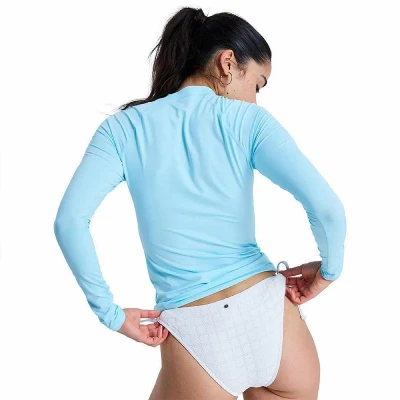 Roxy BLUE TURQUOISE dlouhý rukáv - dámské lycrové triko