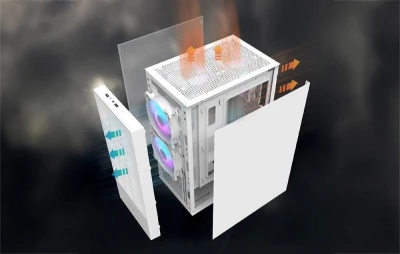 Darkflash A290 bílá počítačová skříň