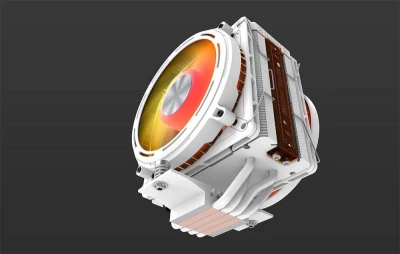 Darkflash E400 PLUS bílý chladič procesoru