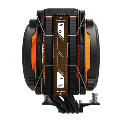 Darkflash E400 PLUS černý aktivní chladič procesoru