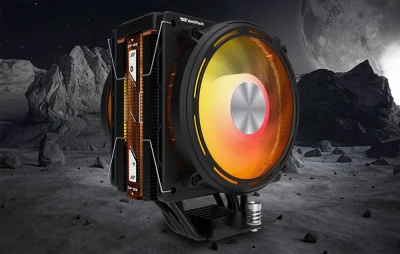 Darkflash E400 PLUS černý aktivní chladič procesoru