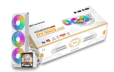 DarkFlash DV360S MAX bílý 360mm AIO chladič procesoru