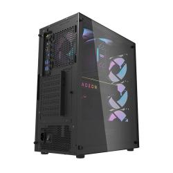 Darkflash Počítačová skříň DK352 Plus se 4 ventilátory (černá)