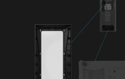 Darkflash Počítačová skříň DK352 Plus se 4 ventilátory (černá)