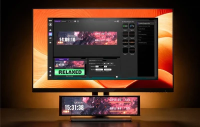 Darkflash V92 9,2" IPS černý monitor