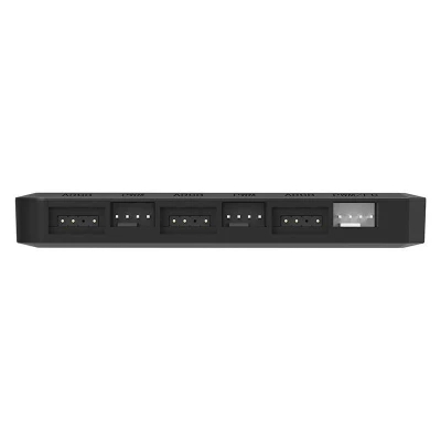 Darkflash RC2 RGB PWM černá ovládací skříňka ventilátoru pro počítač