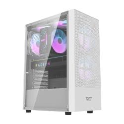 Darkflash Počítačová skříň A290 + 3 ventilátory (bílá)