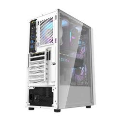 Darkflash Počítačová skrinka A290 + 3 ventilátory (biela)