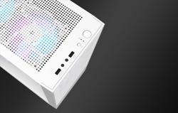 Darkflash Počítačová skrinka A290 + 3 ventilátory (biela)