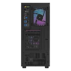 Darkflash Počítačová skříň A290 + 3 ventilátory (černá)