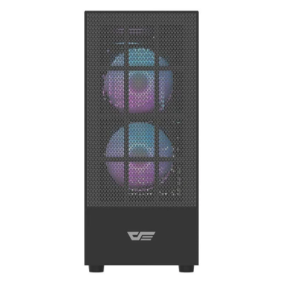 Darkflash Počítačová skříň A290 + 3 ventilátory (černá)