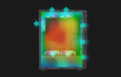 Darkflash Počítačová skříň Aquarius Mesh (černá)