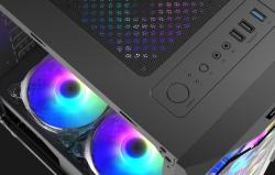 Darkflash Počítačová skříň Aquarius Mesh (černá)