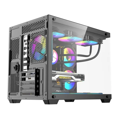Darkflash B275 PRO černá počítačová skříň se 6 ventilátory