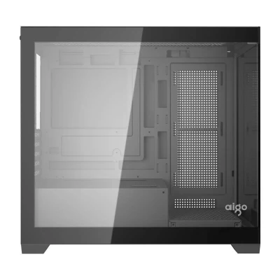Darkflash C218M černá počítačová skříň s 6 ventilátory ARGB