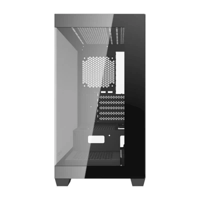 Darkflash C218M černá počítačová skříň s 6 ventilátory ARGB