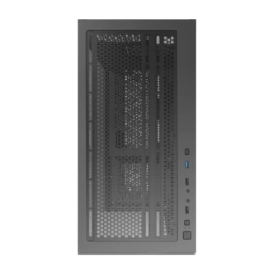 Darkflash C218M černá počítačová skříň s 6 ventilátory ARGB
