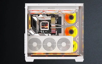 DarkFlash C280 bílá počítačová skříň