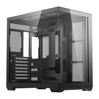 DarkFlash C280 černá počítačová skříň se 7 ventilátory