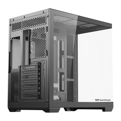 DarkFlash C280 černá počítačová skříň se 7 ventilátory
