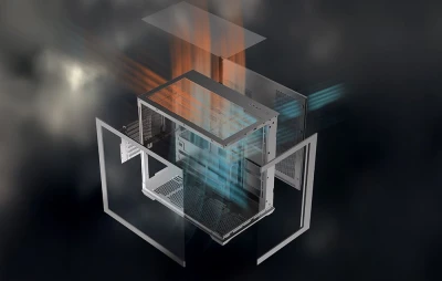 DarkFlash C280 černá počítačová skříň se 7 ventilátory