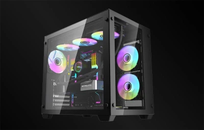 Darkflash Počítačová skříň C285 (černá)