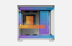 Darkflash Počítačová skříň C285MP (bílá)