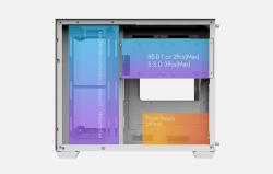 Darkflash Počítačová skříň C285MP (bílá)