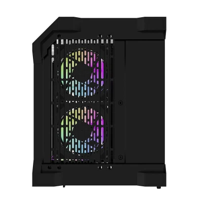Darkflash Počítačová skříň Darflash FT350 + 5 ventilátorů aRGB (černá)