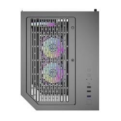 Darkflash Počítačová skříň Darflash FT350 + 5 ventilátorů aRGB (černá)