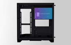 Darkflash Počítačová skříň Darflash FT350 + 5 ventilátorů aRGB (černá)