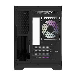 Darkflash Počítačová skříň Darflash FT418 + 6 ventilátorů aRGB (černá)